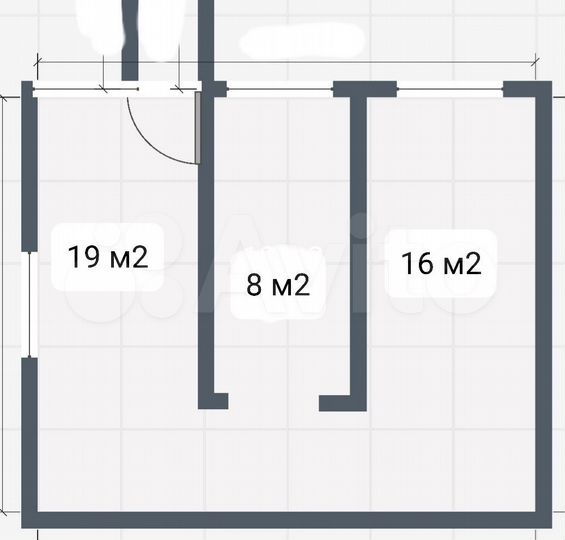 Дом 52 м² на участке 3 сот.