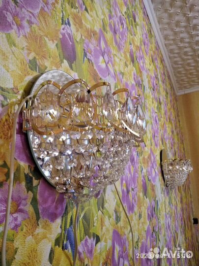 Хрустальные бра