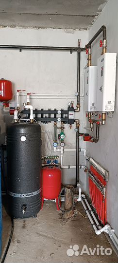 Монтаж систем отопления и водоснабжения