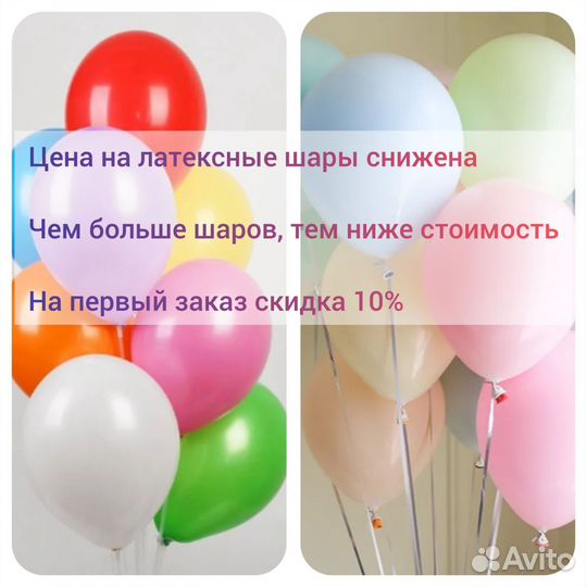 Воздушные шары, Гелевые шары, оформление шарами