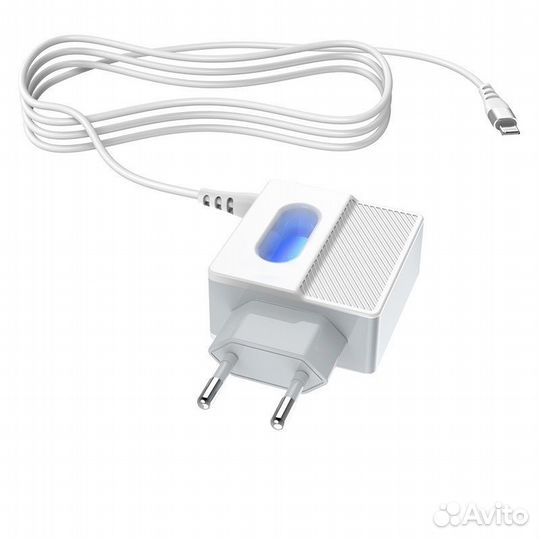 Сзу hoco C75 dual USB port 2.1A Ligthning (White)