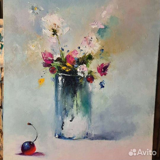 Картина маслом на холсте натюрморт