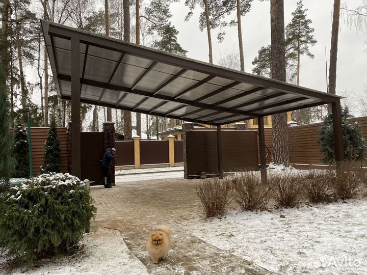 Навес односкатный