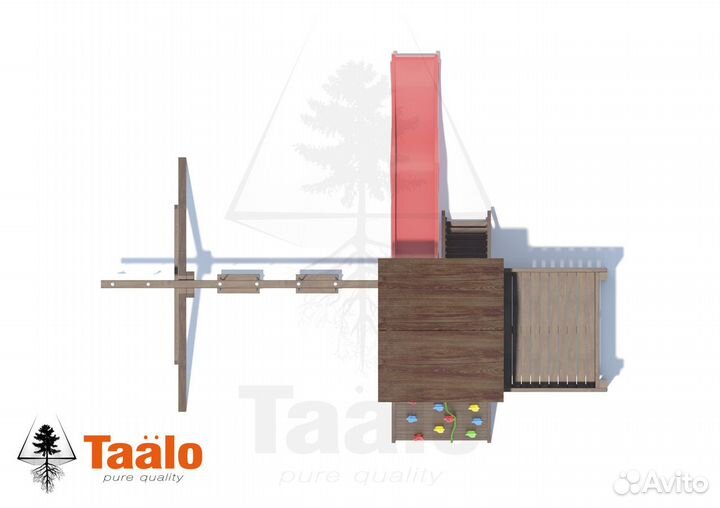 Детская игровая площадка Taalo Серия В2 модель 1