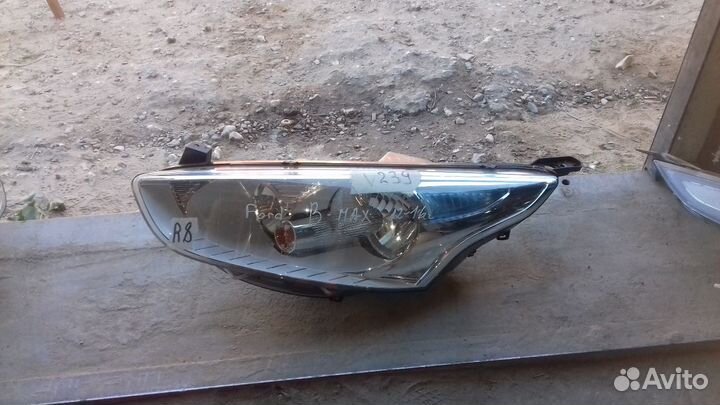 Ford b-max передний левый фара форд б макс фара