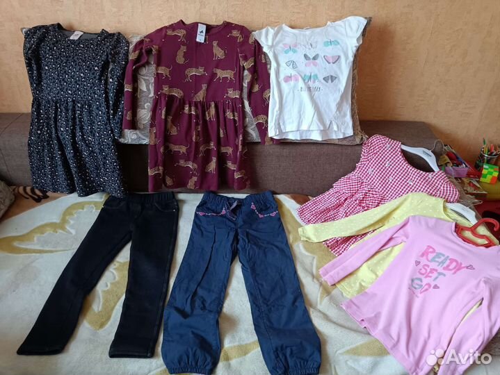 Вещи на девочку пакетом 122-128