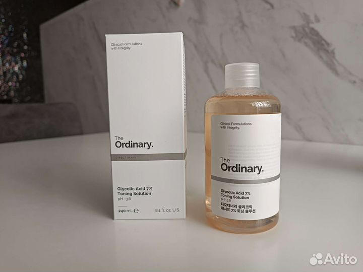 The Ordinary glycolic acid 7, гликолевый тоник