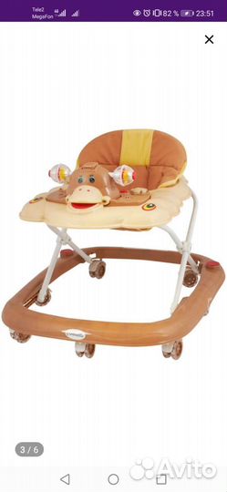 Продаю ходунки с родительской ручкой