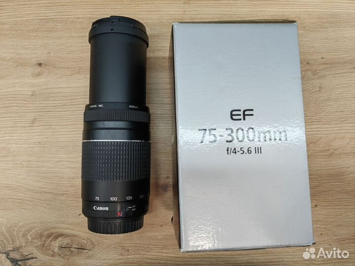 Объектив Canon ef 75 300mm