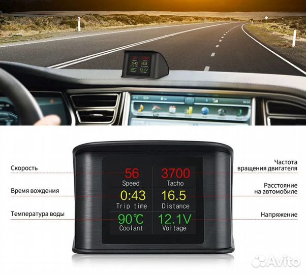 Автомобильный Бортовой компьютер OBD2