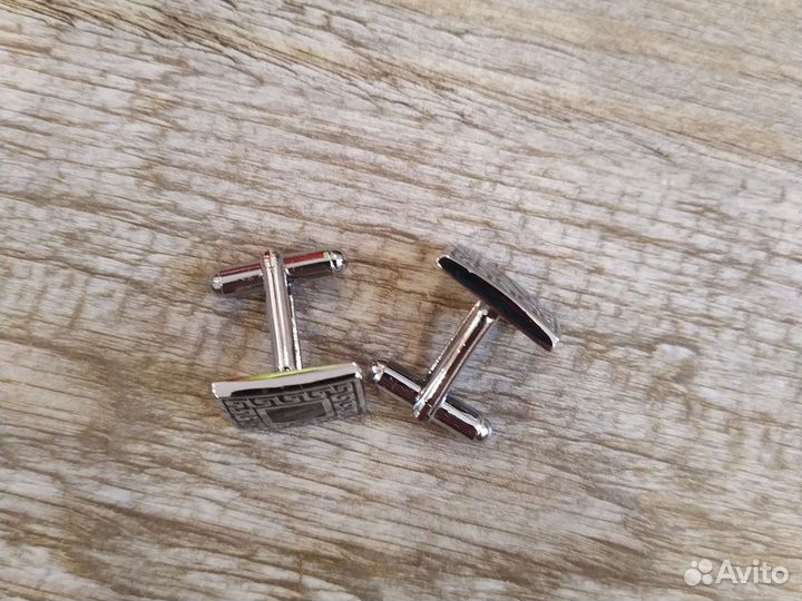 Запонки мужские и зажим для галстука