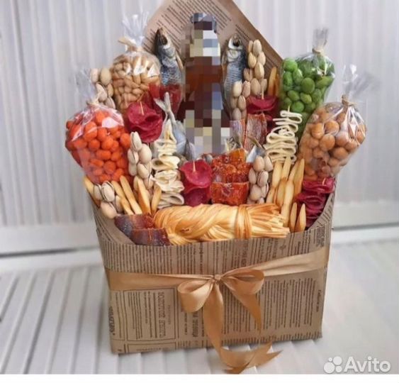 Съедобные букеты для мужчин