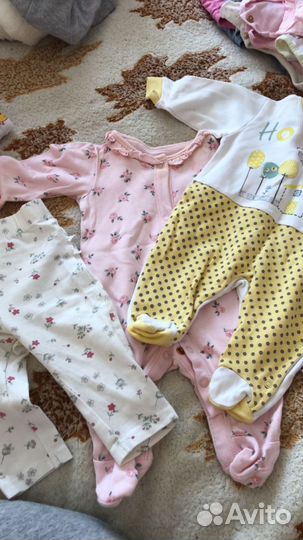 Коробка с вещами для девочки от 0 до 1.5