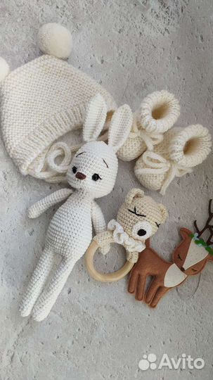 Вязаная игрушка ручной работы, игрушка-сплюшка