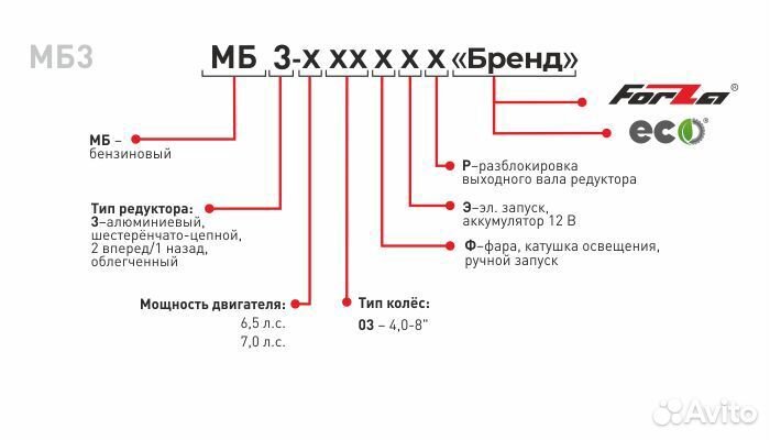 Мотоблок мбз-700