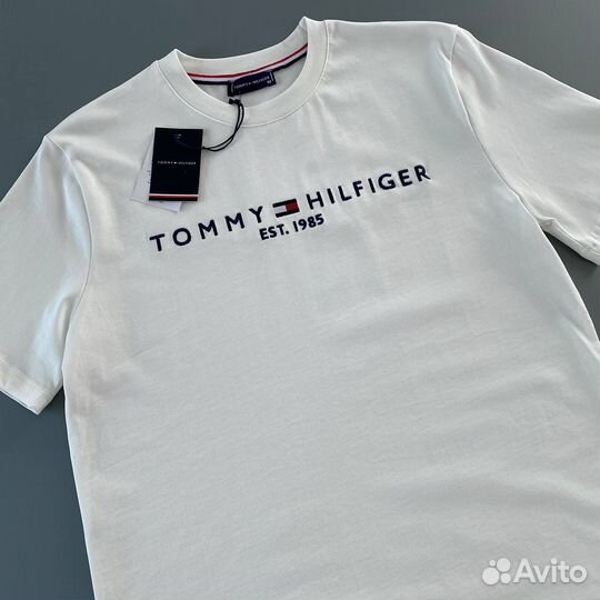 Футболка мужская tommy hilfiger белая