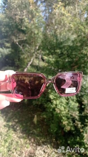 Очки розовые