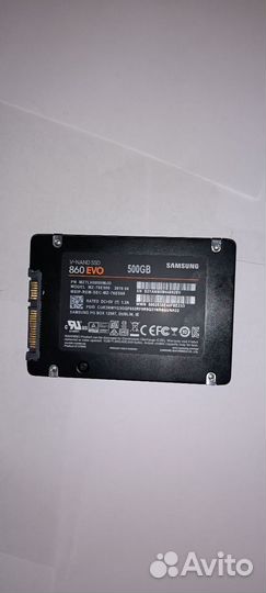 Ssd samsung 860 evo 500gb