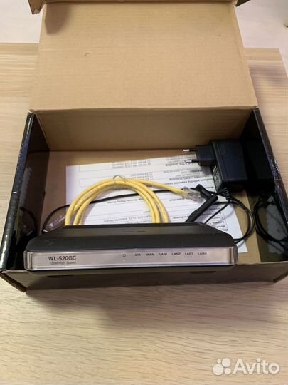 Роутер asus wl-520gc