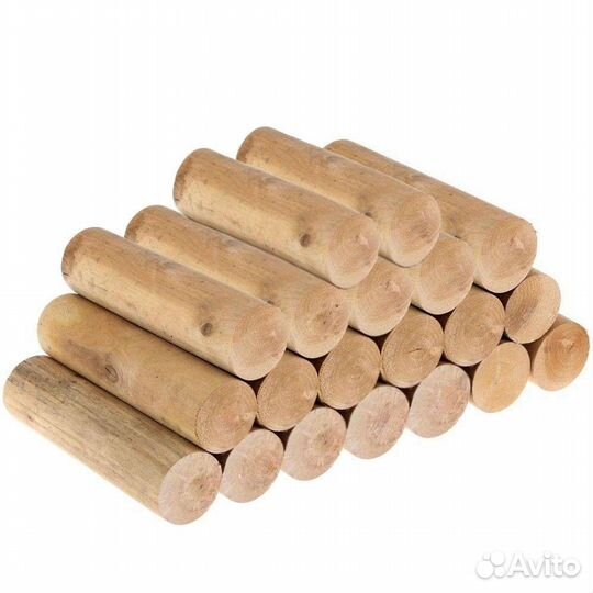 Дрова березовые колотые, полешки сухие