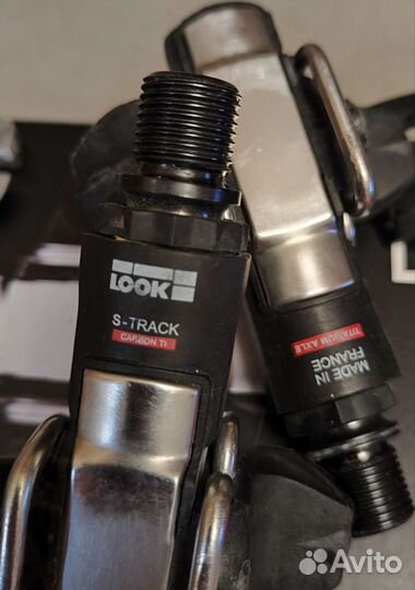Контактные педали look s-track carbon titan