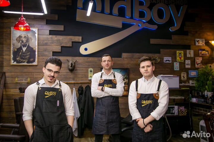 Фартук для барбера oldboy