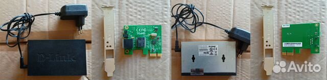 D-Link DGS-1008D + TP-link TG-3468