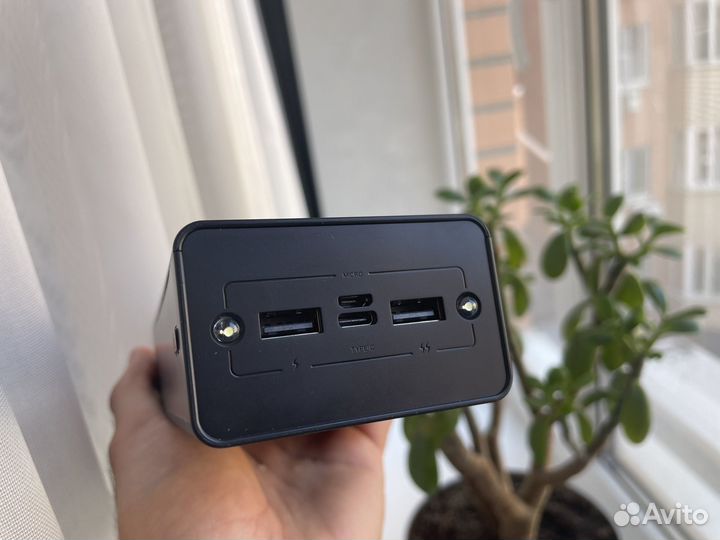 Повербанк 50000 mAh со встроенными проводами