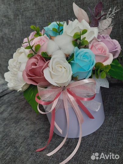 Букет цветов из мыла