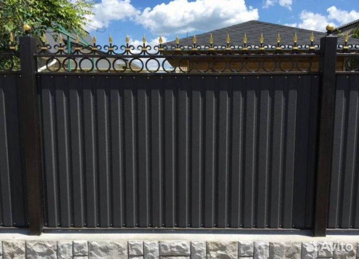 Забор металлический профессионально быстро