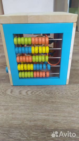 Деревянный развивающий бизикуб