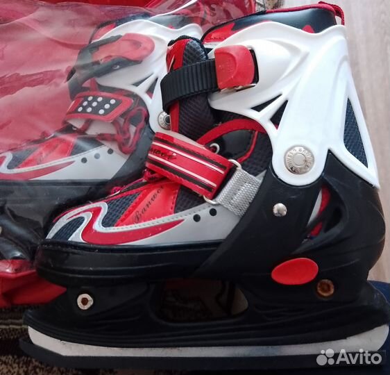 Коньки детские раздвижные 33 36