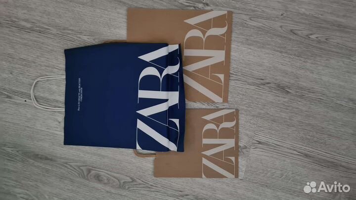 Бумажные пакеты Zara, Love republic, mango и др