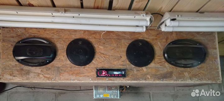 Короб с колонками в гараж