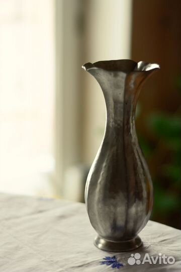 Оловянные вазы, винтаж, Европа