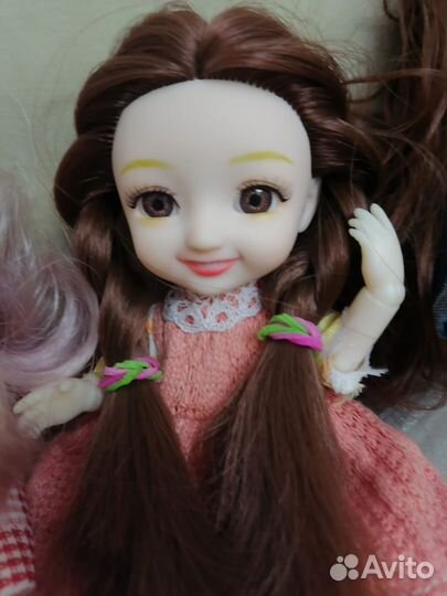 Куклы шарнирные новые лот 3шт