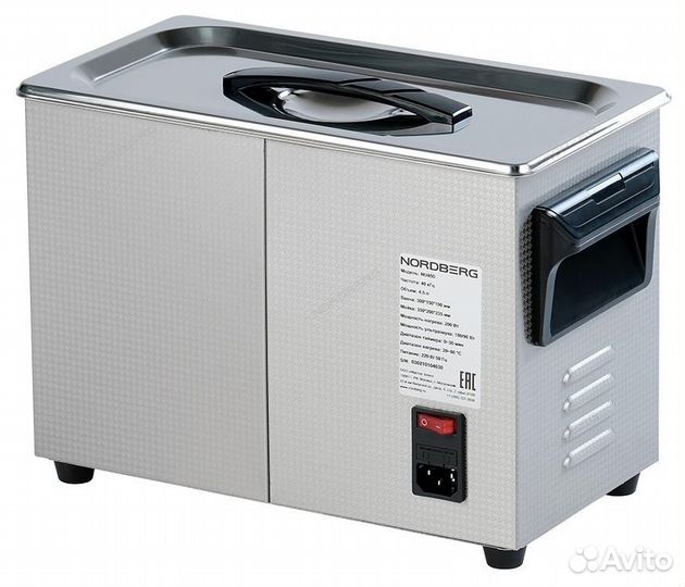 Ультразвуковая мойка с подогревом, 4,5 л