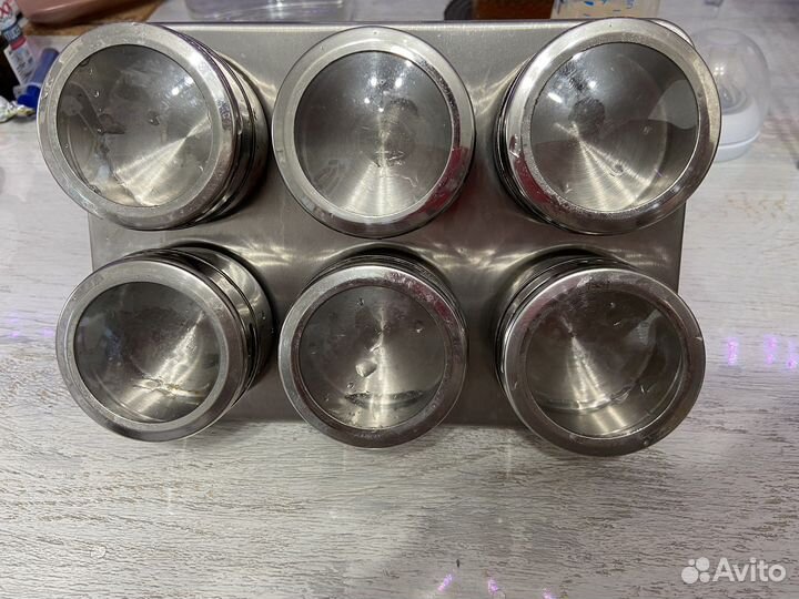 Банки для специй на магнитах