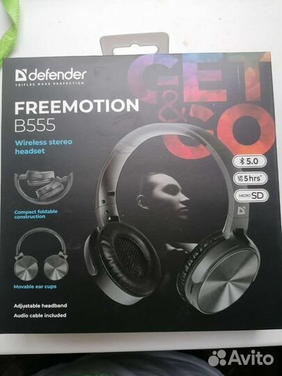 Беспроводные наушники defender b555