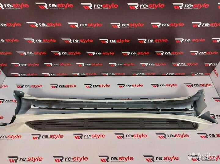 Подножки Toyota Land Cruiser Prado 150 Белые