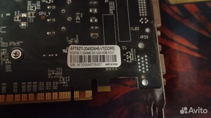 Видеокарта GeForce GTX 750Ti 2048MB