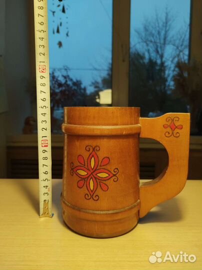 Пивная деревянная кружка СССР