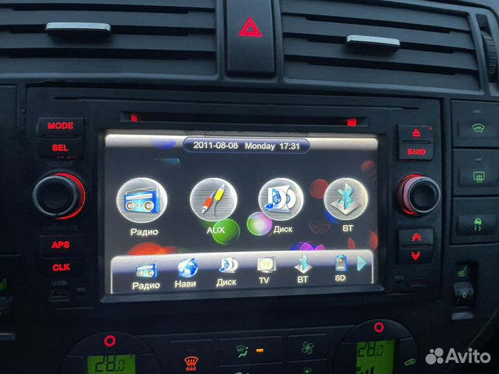 Магнитола форд