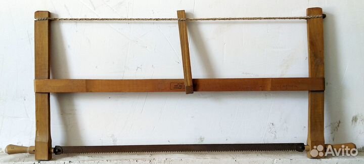 Пила лучковая деревянная СССР