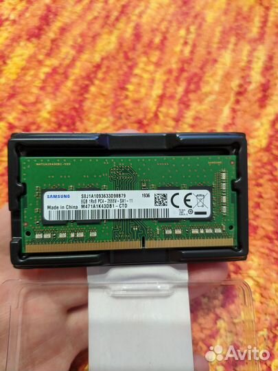 Оперативная память Samsung SO-dimm DDR4 8GB 2666