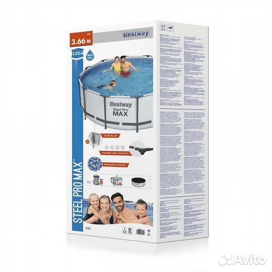 Бассейн каркасный 366 на 122