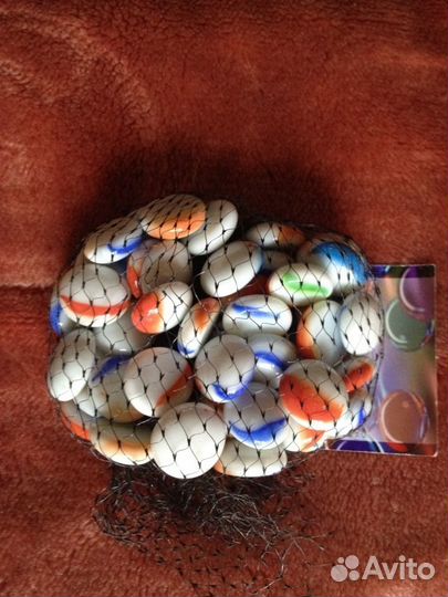 Стеклянные камушки для аквариумов и декора