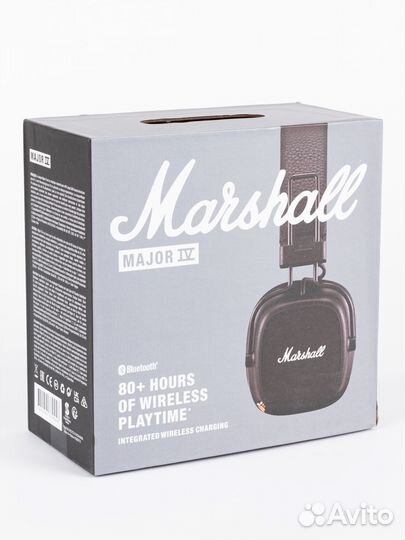 Наушники Marshall Major IV Black / Brown