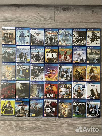 Диски с играми на playstation 4/5