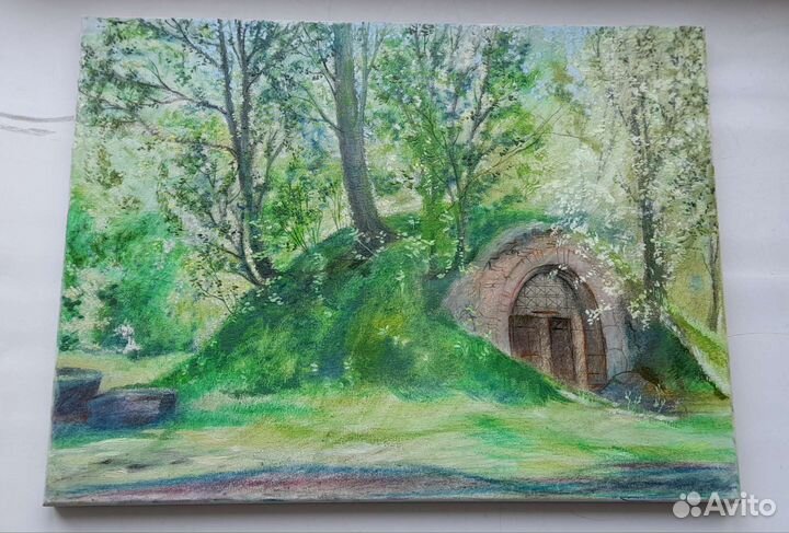 Картина маслом на холсте пейзаж